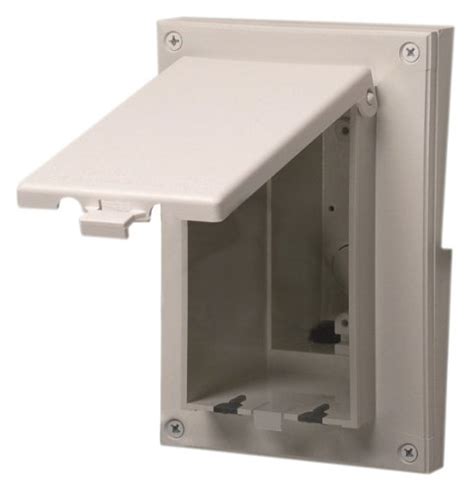 electrical box low profile|low profile outdoor outlet box.